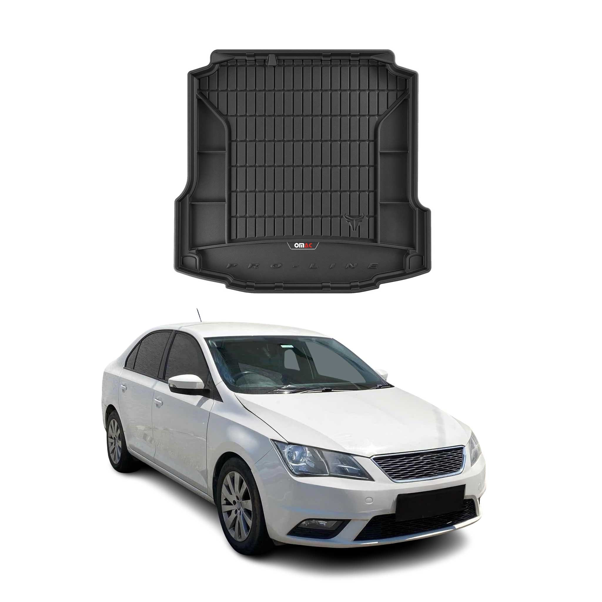 Tapis de Coffre pour Seat Toledo 2013-2019 TPE Noir