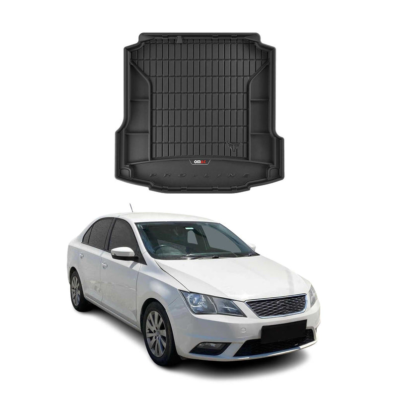 Tapis de Coffre pour Seat Toledo 2013-2019 TPE Noir