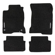 Tapis de Sol de Voiture pour Renault Laguna III 2007-2015 Velours Noir 4Pcs