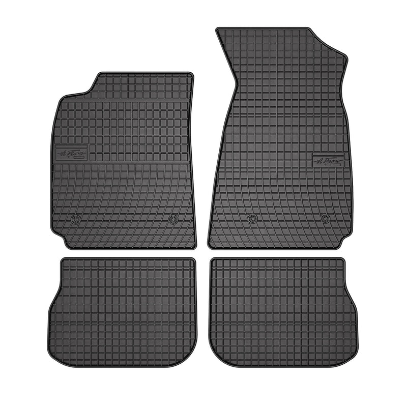 OMAC Tapis de sol pour Audi A4 B5 Berline Break 1994-2001 Noir en caoutchouc