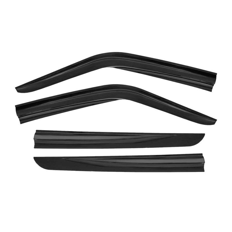 Déflecteurs De Vent Pluie D'air pour Fiat Doblo 2010-2021 Acrylique 4 Pcs
