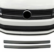 Moulure Grille de Calandre pour VW T6 2015-2019 Highline Carbone Rouge 2x