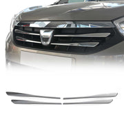 Moulure de Grille de Calandre pour Dacia Lodgy 2012-2022 Chromé 4Pcs