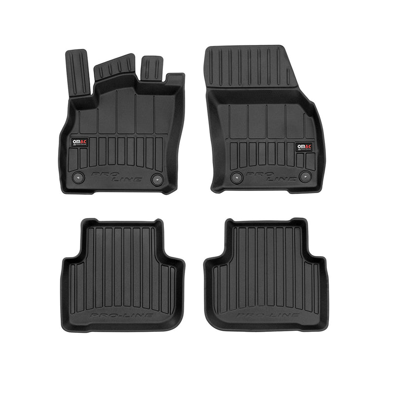 OMAC Tapis de sol caoutchouc pour Audi Q3 / Q3 Sportback 2018-24 Noir Premium