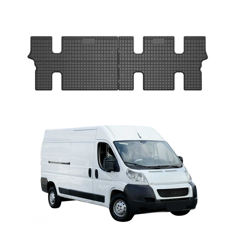 Tapis de Sol pour Citroen Jumper 2006-2016 Caoutchouc Noir