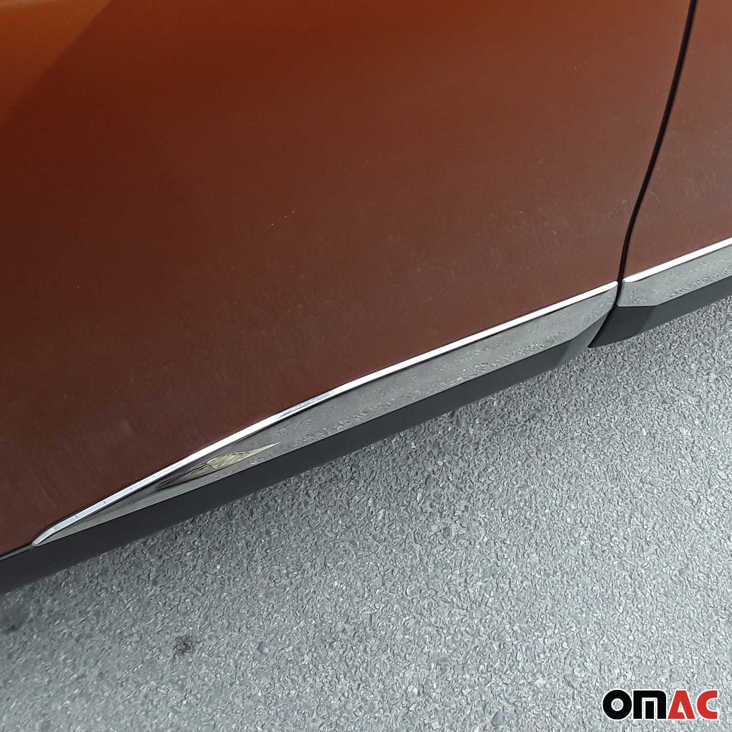 Garniture Baguette de porte latérale pour Peugeot 2008 2019-2026 acier inox 4Pcs