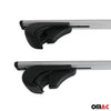 Barres de toit Transversales pour Fiat Panda 2011-2013 Fer Argent