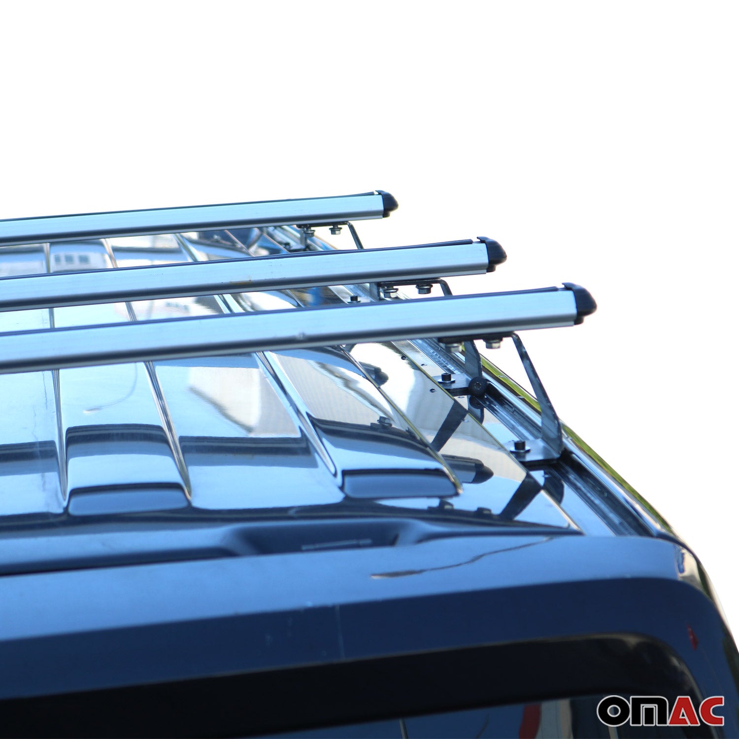 Barres de toit transversales pour Nissan NV200 2009-2020 Aluminium Gris 3 pcs