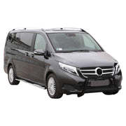Pare-buffle Avant pour Mercedes Classe V 2014-2019 63 mm en Acier Noir
