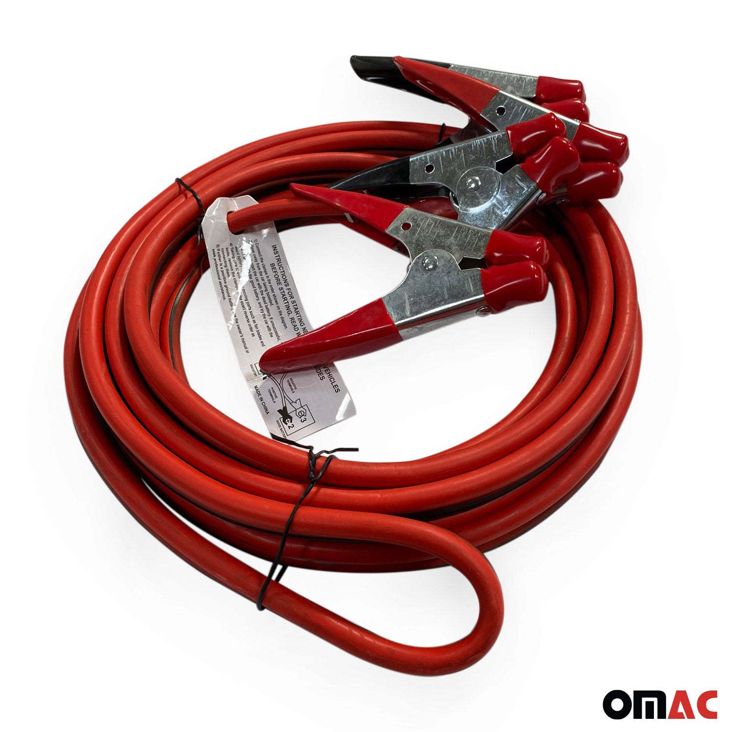 OMAC Câbles de Démarrage Connexion de Batterie Câble Batterie Voiture 500A 4m