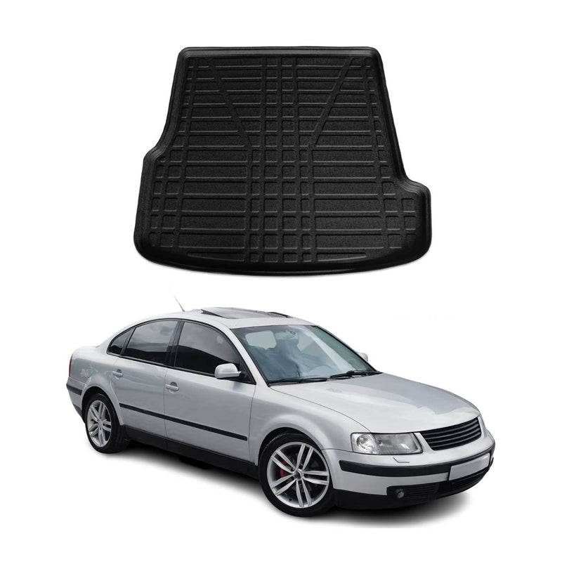 Tapis de Coffre pour VW Passat 2000-2005 en TPE Noir