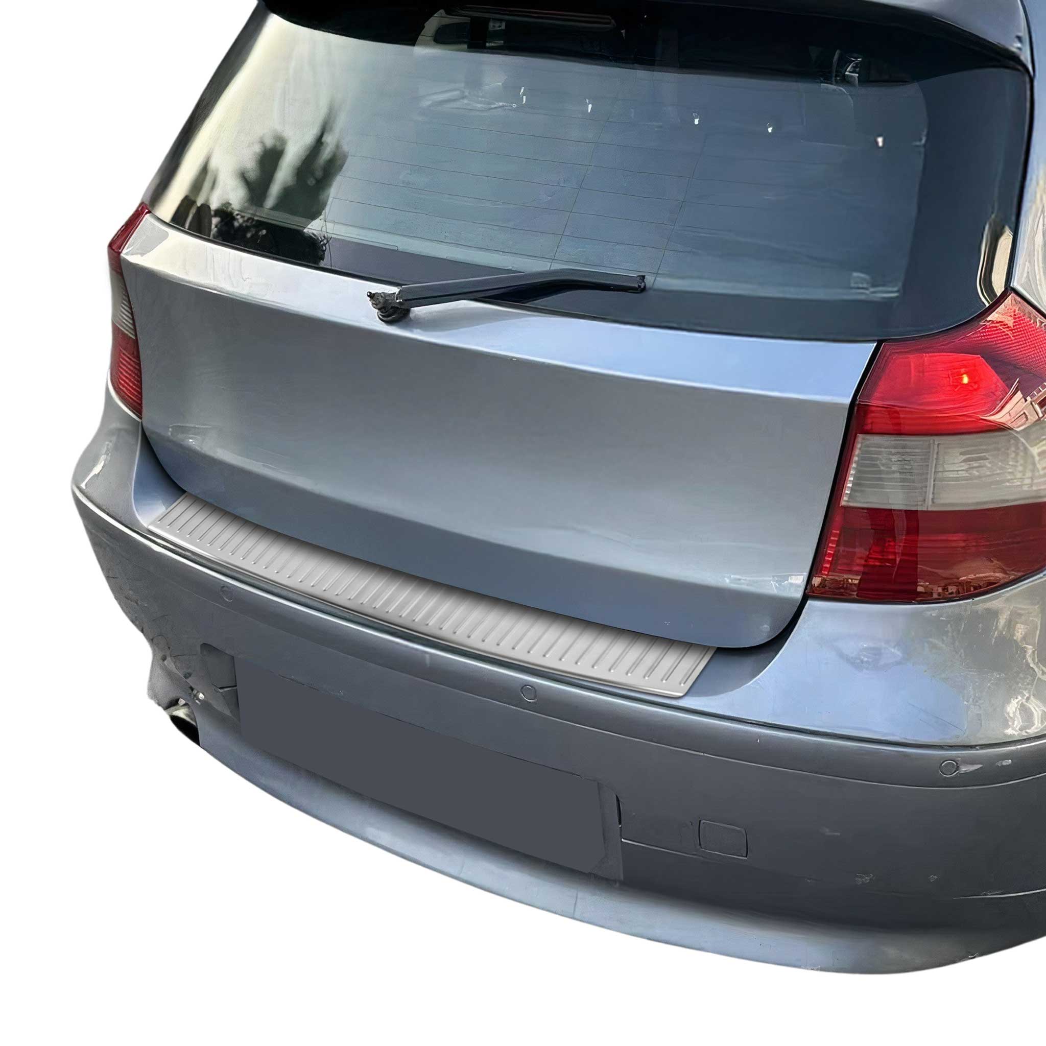 Protection de Pare-Chocs pour BMW Série 1 E87 5portes 2004-2011 Inox brossée