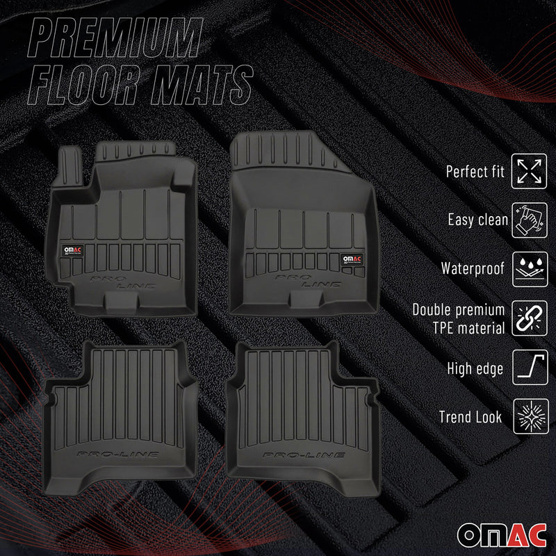 Tapis de Sol pour Suzuki Swift 2017-2022 Caoutchouc TPE Noir
