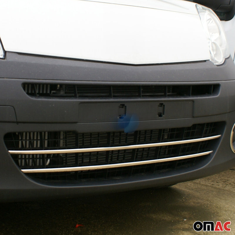 Moulure de Grille de Calandre pour Renault Kangoo 2008-2013 Chromé 2Pcs