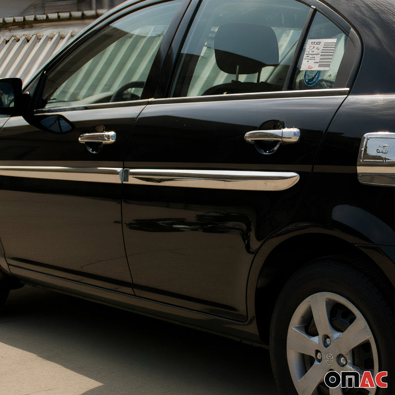 Poignée de porte Latérale pour Hyundai Accent Berline 2005-2011 en acier Chromé