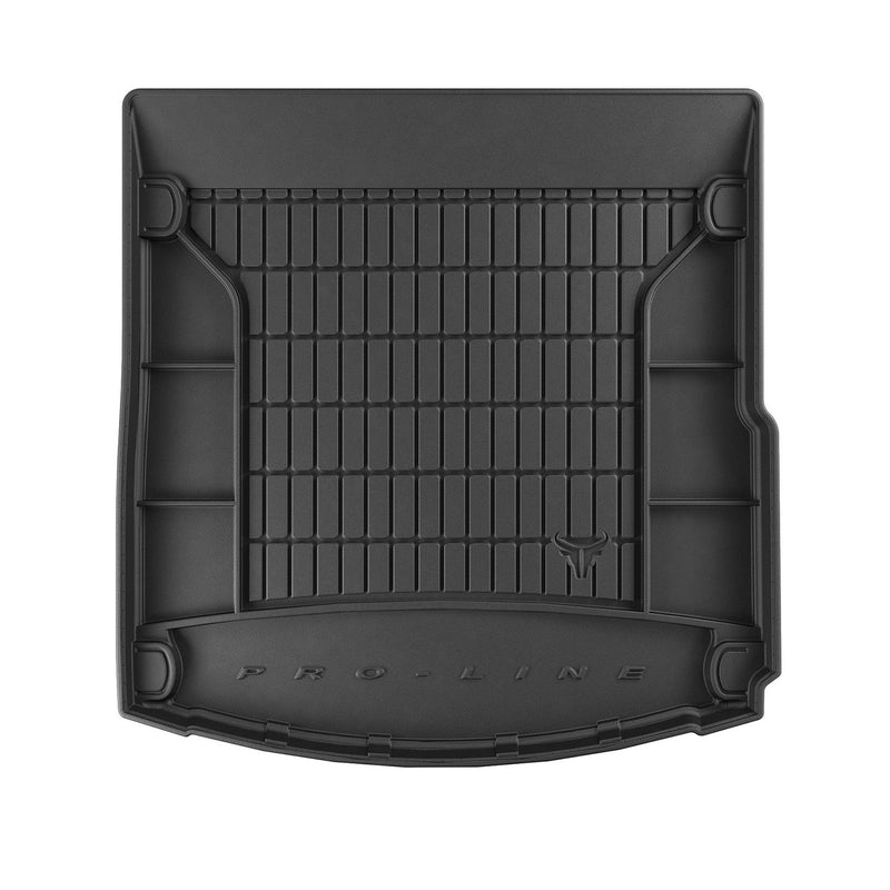 OMAC Tapis de coffre caoutchouc pour Audi A6 Berline C6 2004-2011 Noir Premium