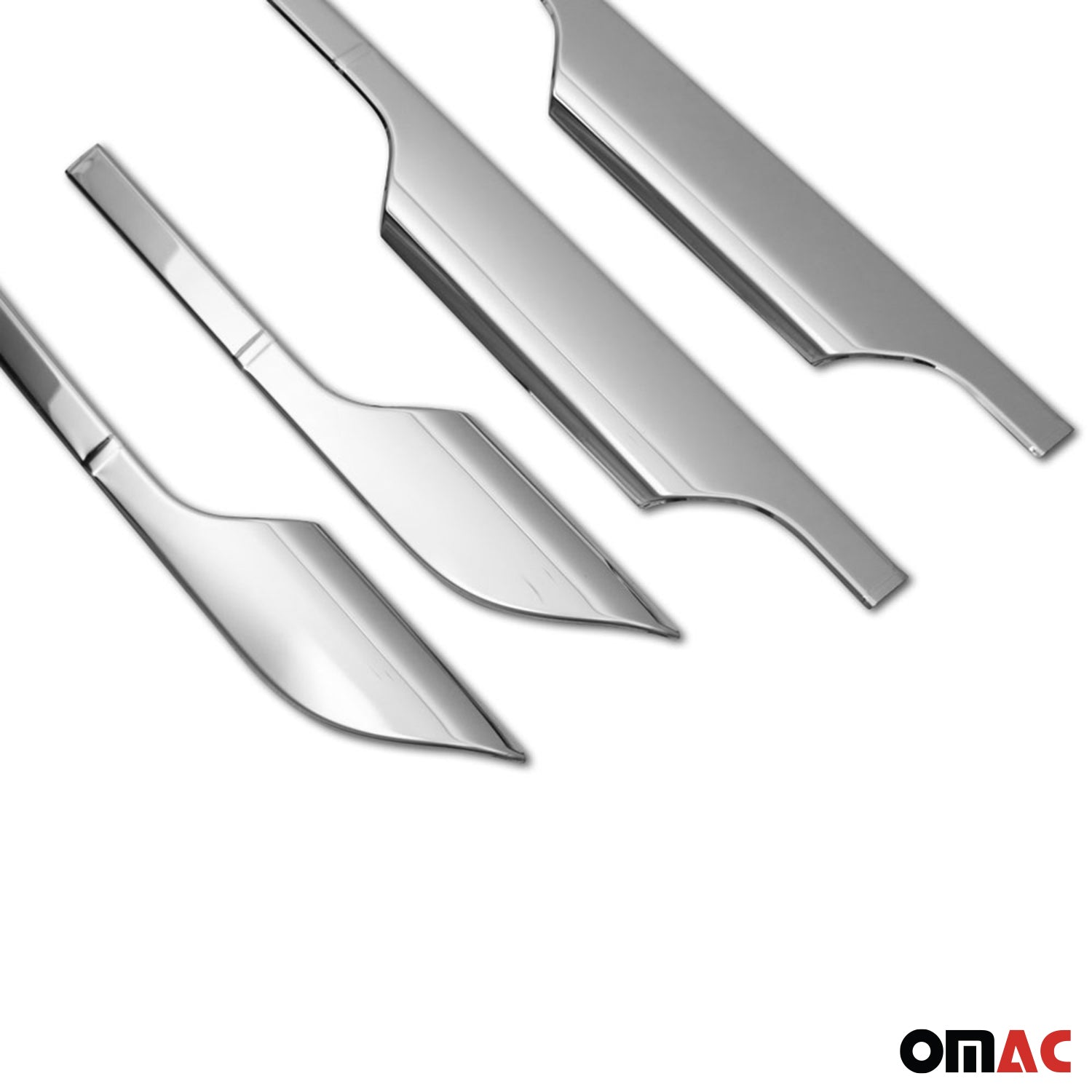 Garniture Baguette de porte latérale pour Dacia Duster 2018-2024 acier inox 6Pcs