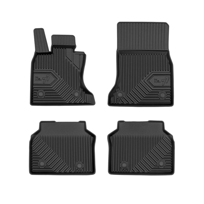 Tapis de sol pour BMW Série 5 Gran Turismo F07 2009-17 sauf xDrive TPE Noir 4Pcs