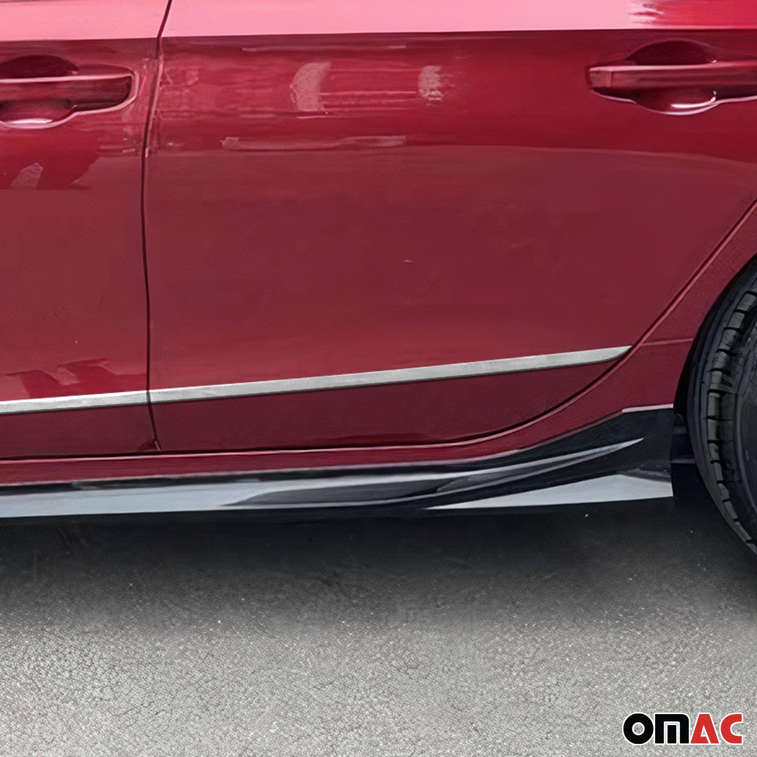 Garniture De Porte Latérale pour Honda Civic Berline 5Porte 2021-2025 en Acier