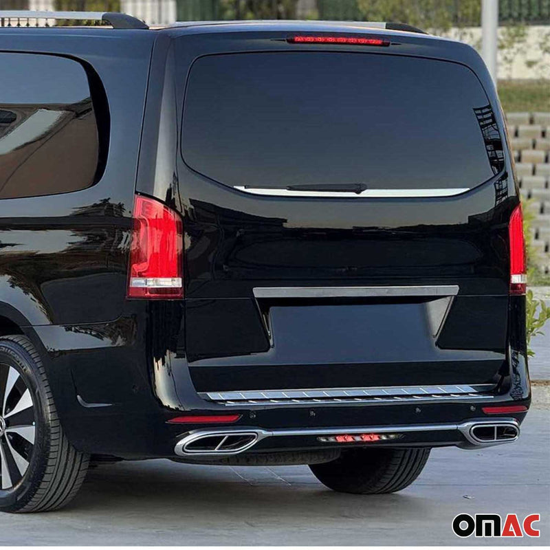 Garniture de Hayon Coffre pour Mercedes Vito W447 2014-2025 acier inox
