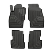 Tapis de sol No.77 pour Opel Corsa D 2006-2014 / Corsa E 2014-2019 TPE Noir 4Pcs