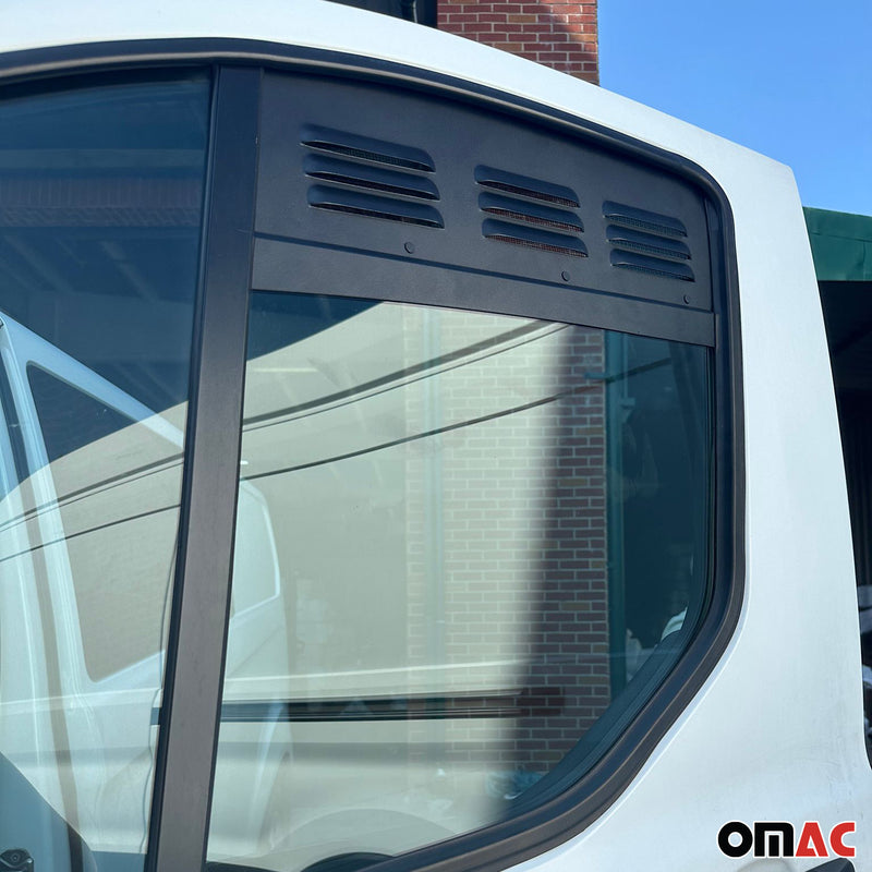 Évent Latérales De Fenêtre pour Ford Tourneo Custom 2013-2023 Noir 2x