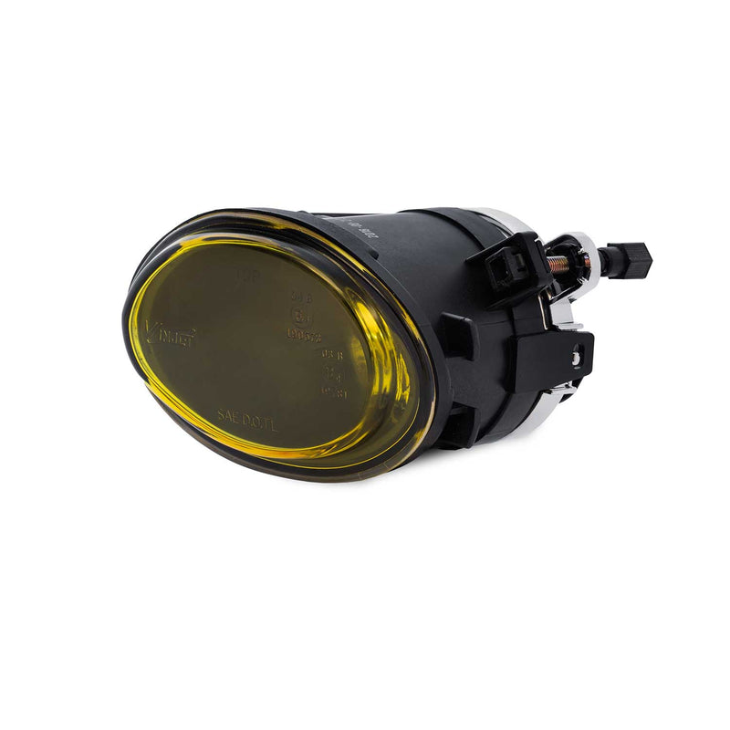 Feux anti-brouillard rond entourage lisse jaune pour BMW Series 3 E46/M3/E39/ M5