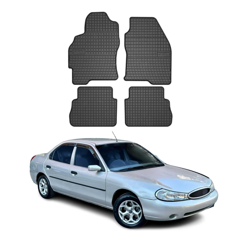Tapis de Sol pour Ford Mondeo mk2 1996-2000 Caoutchouc Noir
