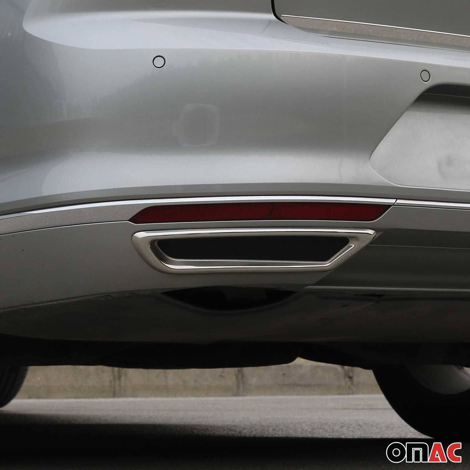 Embout d'échappement pour VW Passat B8 tout 2014-2019 en acier inoxydable Chromé