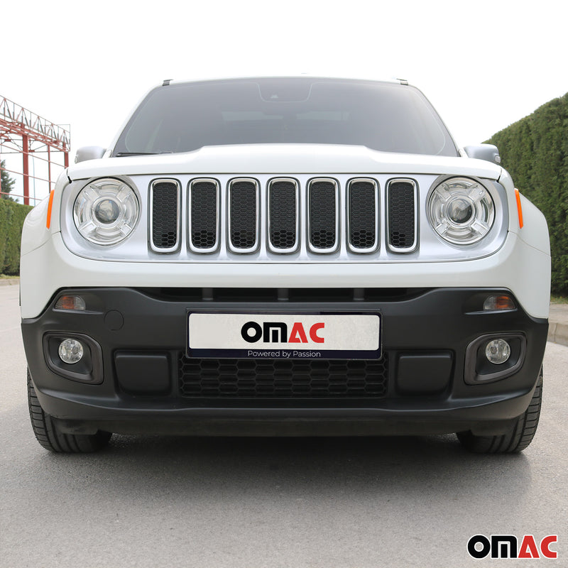 Cadres de Phare Avant - pour Jeep Renegade 2014-2019 Noir