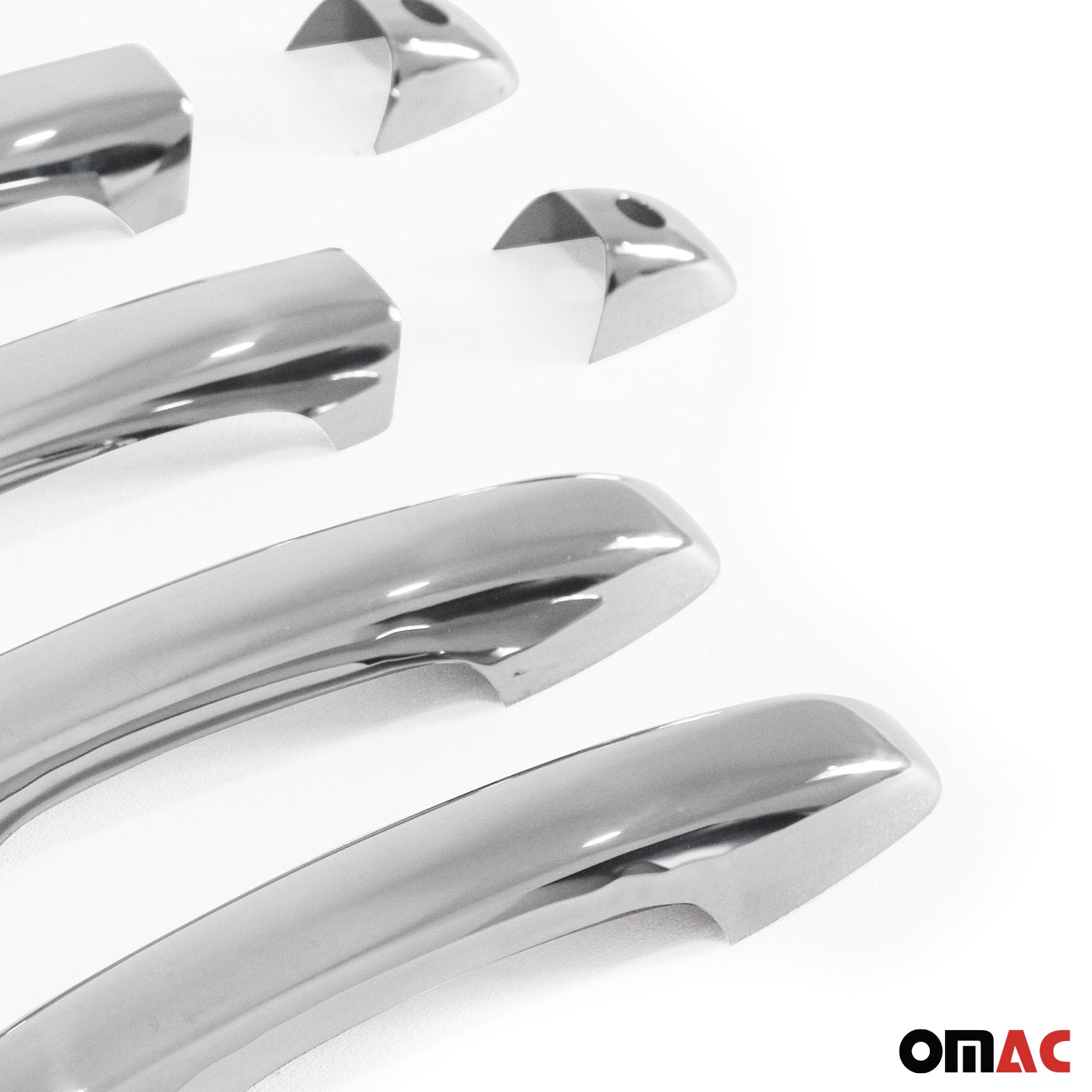 Couverture de Poignée de Porte pour Dacia Sandero 2021-2025 Acier Inoxy 5Pcs