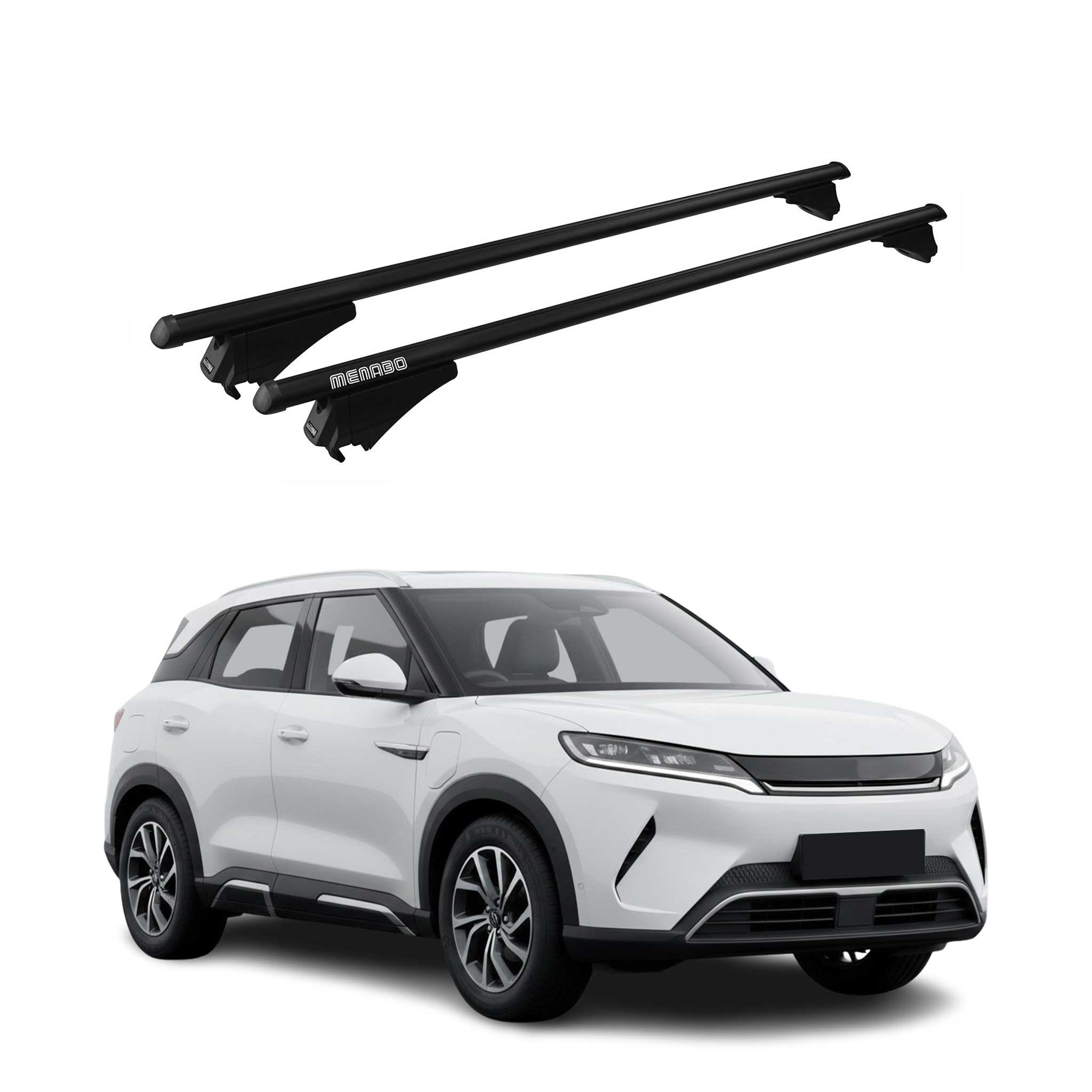 OMAC Barres de toit transversales en aluminium pour BYD Atto 2 2025-2026 Noir 2x