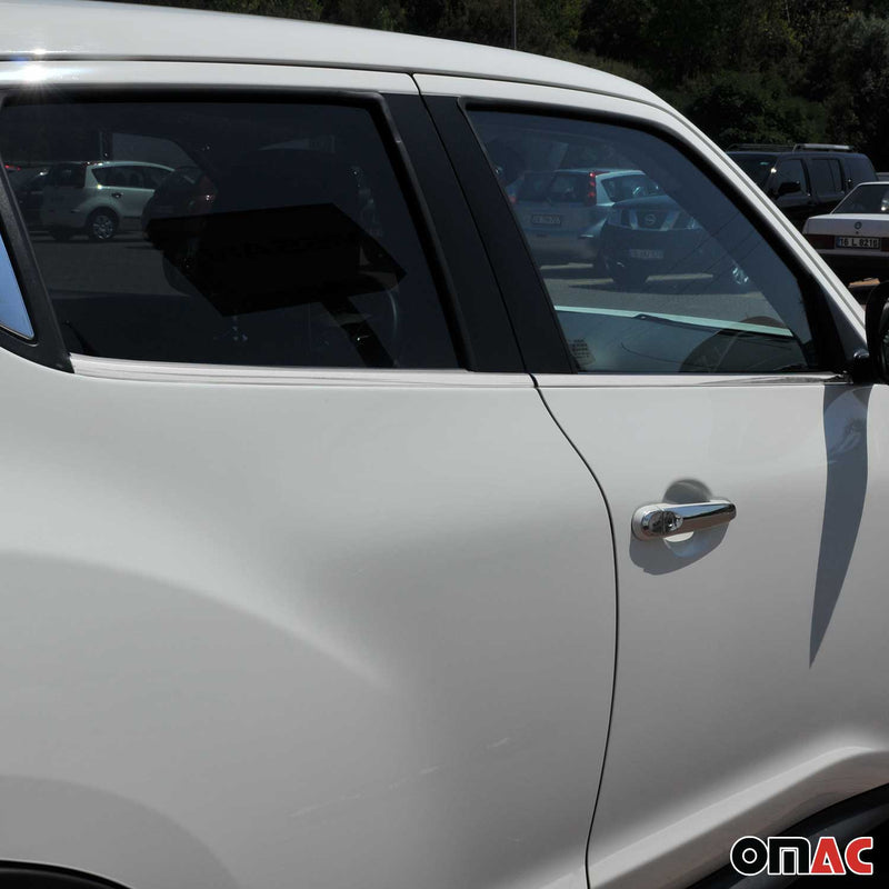 Garniture De Fenêtre pour Nissan Juke 2010-2020 Inox Chromé Brossé 4x