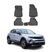 OMAC Tapis de sol pour Opel Mokka 2019-2021 sur mesure en caoutchouc Noir