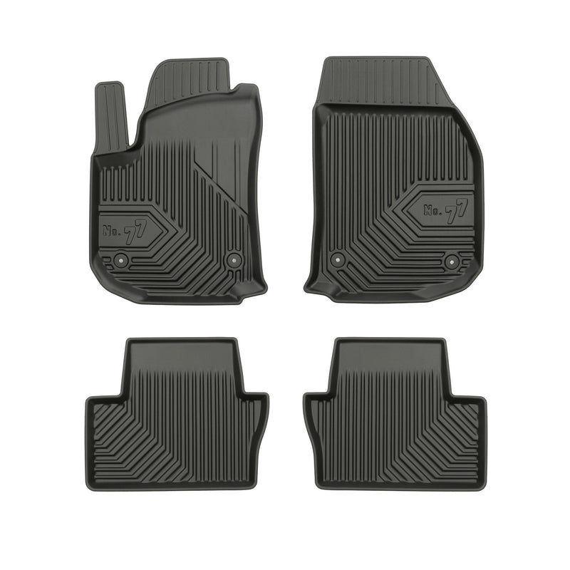Tapis de Sol de Voiture pour Opel Zafira B 2005-2014 TPE Antidérapant Noir 4Pcs