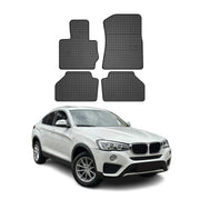 OMAC Tapis de sol pour BMW X4 F26 2014-2018 Noir en caoutchouc