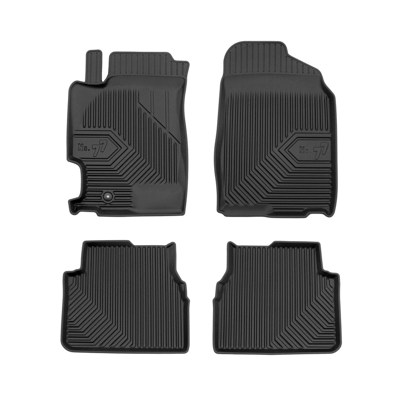Tapis de Sol de Voiture pour Mazda 6 I 2002-2007 TPE Antidérapant Noir 4Pcs