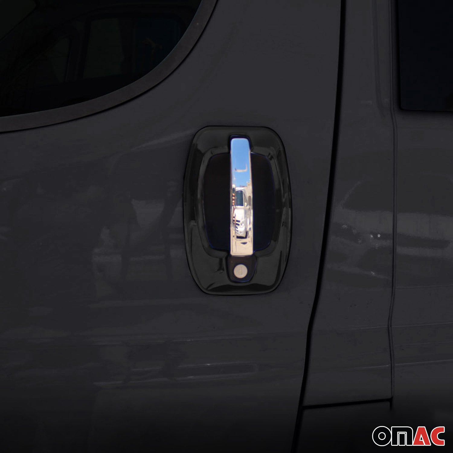 Couverture de poignée de porte pour Fiat Ducato 2006-2026 ABS chromé 4Pcs