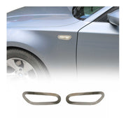 Cadre de Clignotant latéral pour BMW Série 3 E91 2005-2013 en acier inox 2Pcs