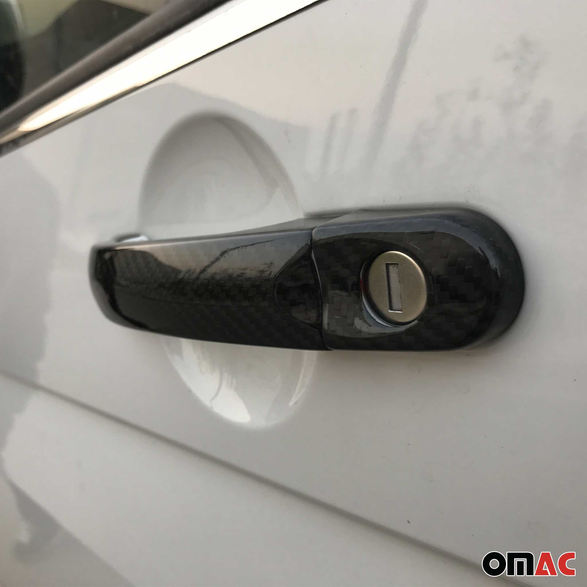 Couverture Poignée de porte pour VW T6 T6.1 tout 2015-2024 3Portes H2 Carbone