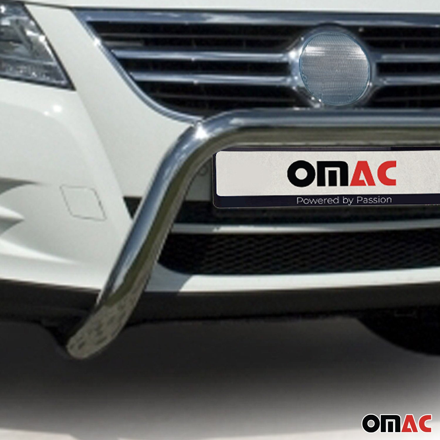 Pare-Buffle Avant Pour VW Tiguan 2007-2016 en Acier Argent