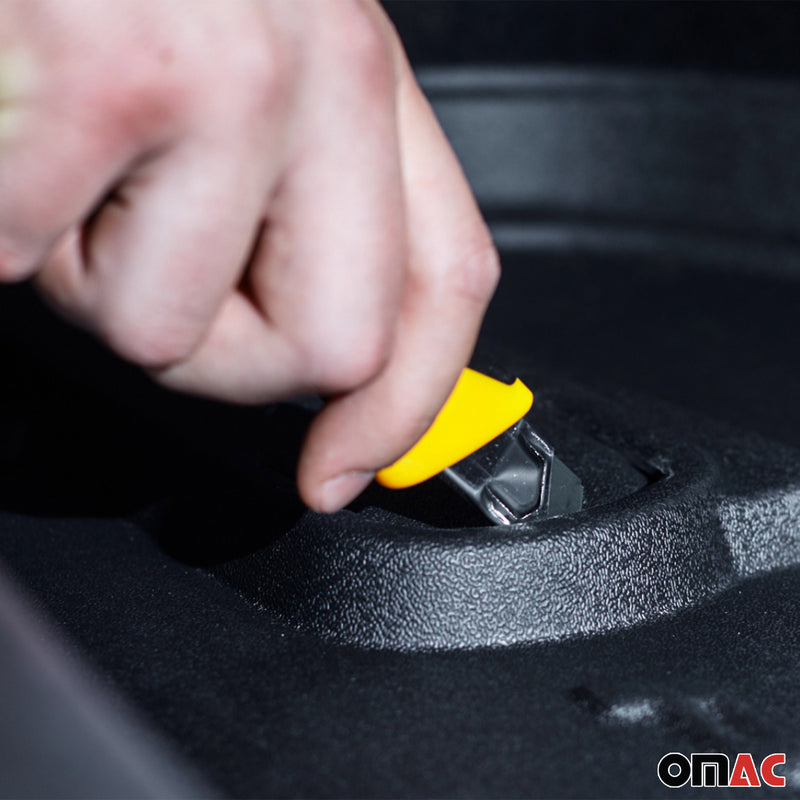 OMAC Tapis de Coffre pour Opel Karl 2014-2019 TPE Noir