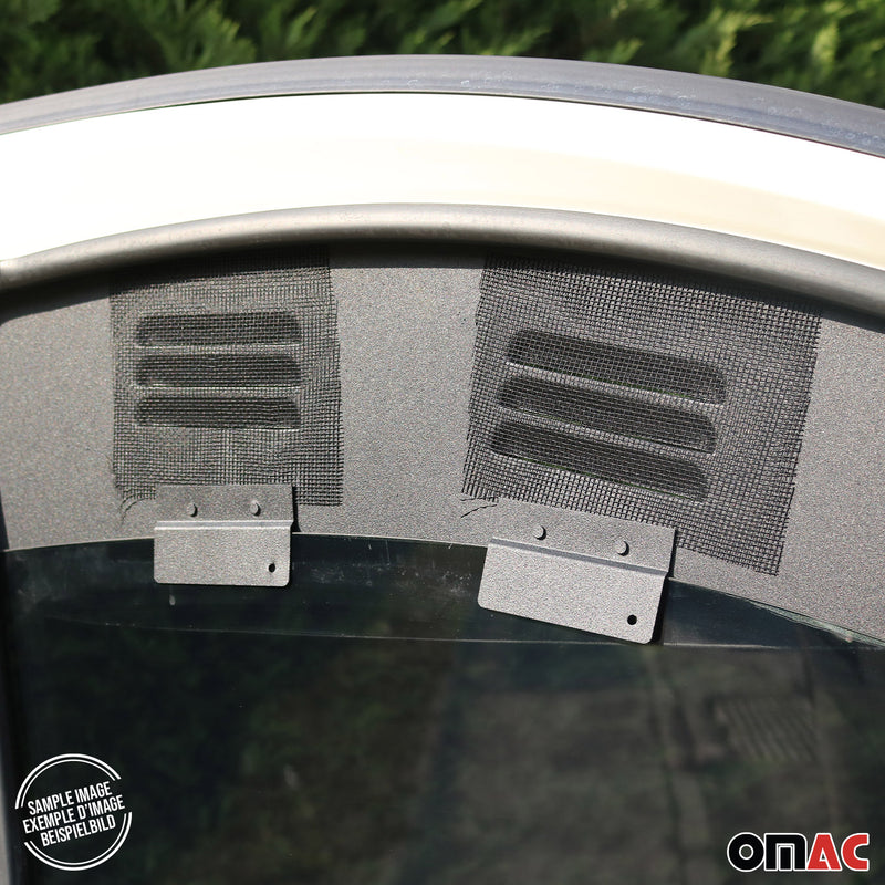 Grille d'aération de Fenêtre pour Peugeot Partner 2019-2025 Noir