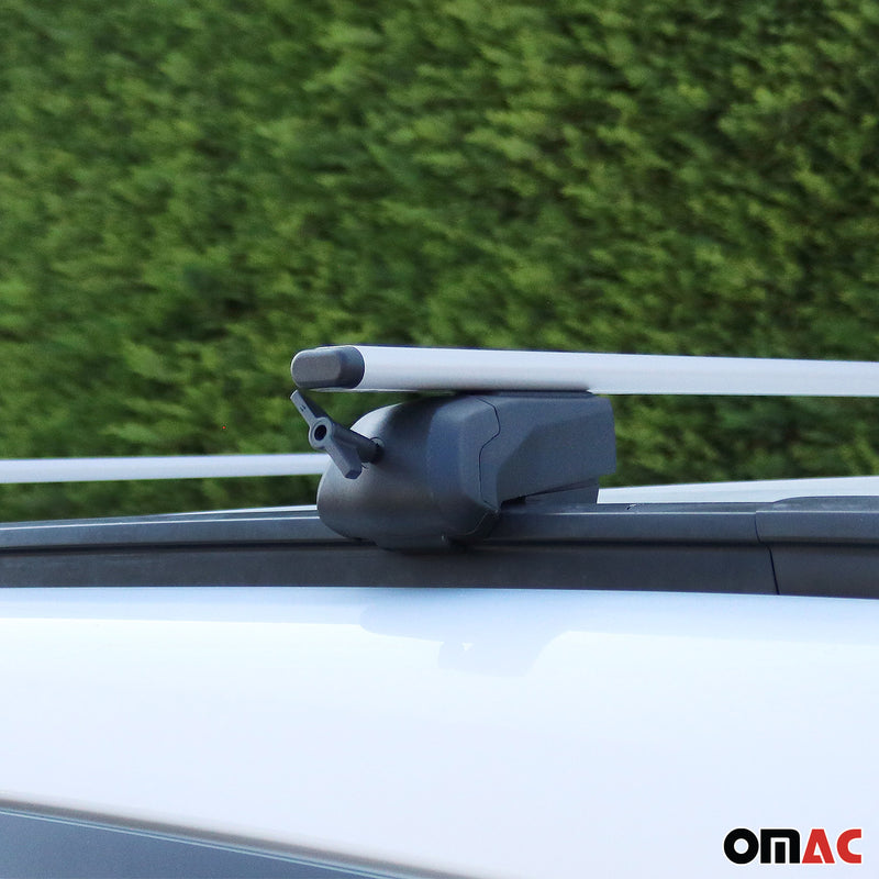 Barres de toit Transversales pour Infiniti QX55 2019-2025 SUV Fer Argent ABE