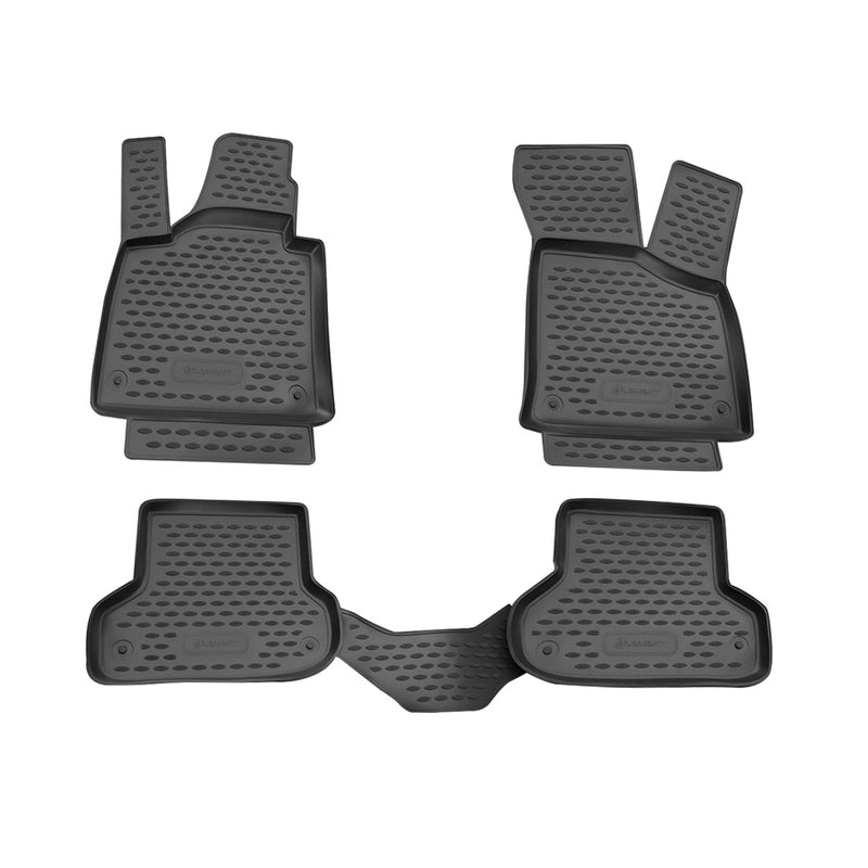 OMAC 3D Tapis de sol pour Audi A3 8PA HB 3 portes Sportback 2003-2013 TPE Noir