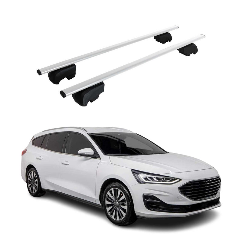 Barres de toit Transversales pour Ford Focus Turnier 2018-2023 ABE