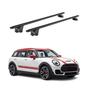 Barres de toit transversales pour Mini Clubman mk2 F54 2015-24 Noir 2 pièces ABE