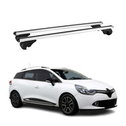 Barres de toit Transversales pour Renault Clio Grandtour 2012-2019 Alu Argent