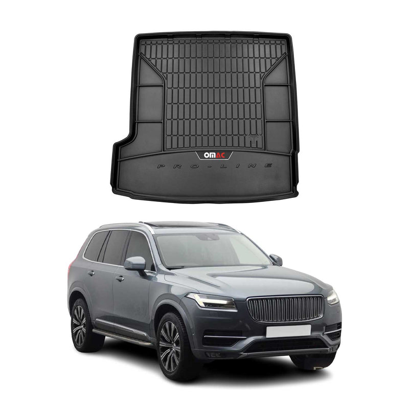 Tapis de Coffre pour Volvo XC90 2014-2022 TPE Noir