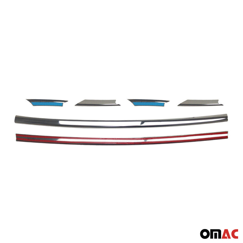 Moulure de Grille de Calandre pour Opel Vivaro 2006-2014 Chromé 6Pcs